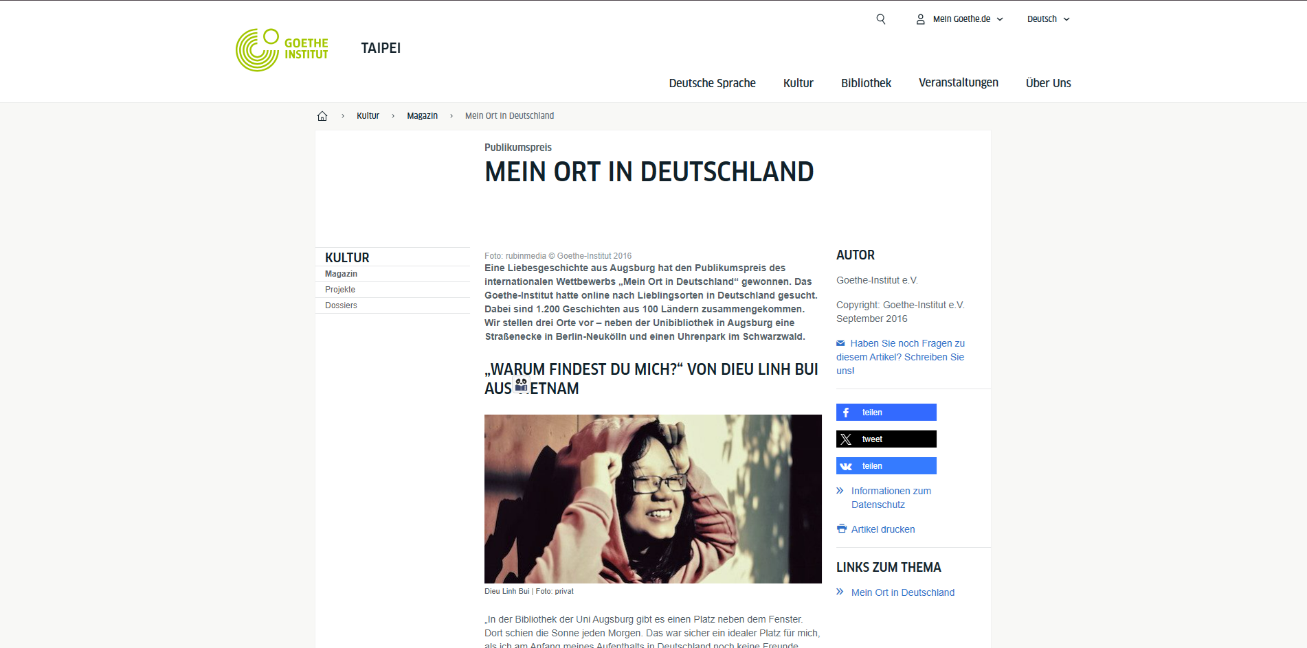 Mein Ort in Deutschland